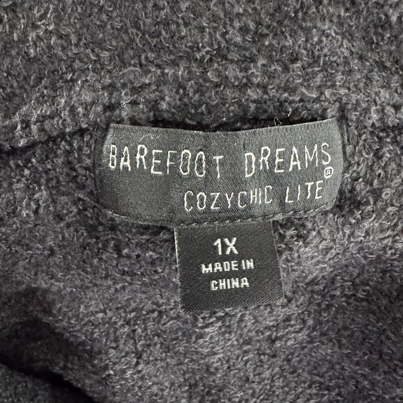 Barefoot Dreams Black Half-Zip Sweater - Picture 5 of 7